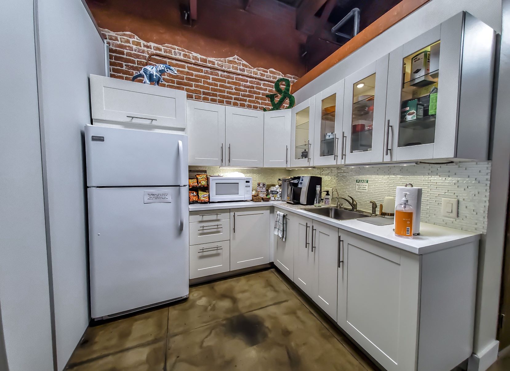 The kitchenette